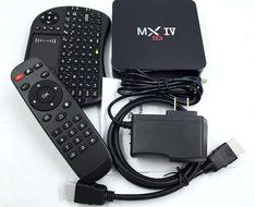 Android 5.1 S905 MX IV 4K Amlogic MX TV Box 64 bits 2.0 GHz 2G/8G Kodi16.1 +2.4G Keyboard Wifi HDMI H.265 preinstall...