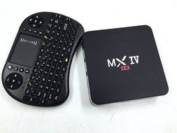 Android 5.1 S905 MX IV 4K Amlogic MX TV Box 64 bits 2.0 GHz 2G/8G Kodi16.1 +2.4G Keyboard Wifi HDMI H.265 preinstall... N7
