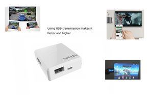 BOLS Latest EZCast 4 in 1 USB Digital AV Adapter Box TV Stick DLNA Airplay Wire Display Full HD 1080P HDMI Dongle... N2