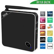 Vipwind M18 Smart Android TV Box Amlogic S905 Quad-Core KODI XBMC 4K 1000M LAN 2G/16G Mini PC 2.4G&amp;5.0G WiFi H...