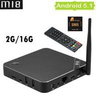 Vipwind M18 Smart Android TV Box Amlogic S905 Quad-Core KODI XBMC 4K 1000M LAN 2G/16G Mini PC 2.4G&amp;5.0G WiFi H... N5