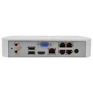 4 Channel Tiny NVR - 4 Channels 1080P @30fps up to 5MP @7fps - 4 POE Ports Built In - NO HARD DRIVE N3