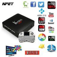(Backlit Keyboard) NPET KM8 PRO Amlogic S912 Android 6.0 Octa Core TV Box 2GB 8GB Kodi 17.0 Streaming Media Player...