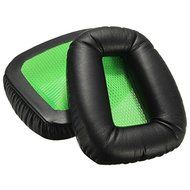 BephaMart 2 x Replacement Green Black Ear Pad Cushion For Razer Electra Version Headphone N2