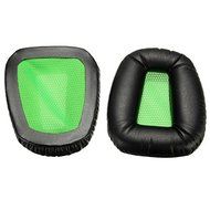 BephaMart 2 x Replacement Green Black Ear Pad Cushion For Razer Electra Version Headphone N3
