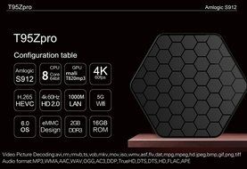 LTC T95Z Plus TV Box Android 6.0 S912 Octa Core Cortex-A53 Amlogic 2GB DDR3 16GB EMMC HD Media Player TV Streaming... N5