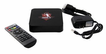 JhoomTV Android TV Box Streaming Media Mini PC [1GB/8GB/4K] [KODI16.1/ANDROID5.1] (With Air Mouse) N4