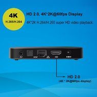 Docooler TX5 PRO Android 6.0 TV Box Amlogic S905X Quad Core 64bit 2GB / 16GB KODI 16.1 XBMC UHD 4K H.265 2.4G... N3