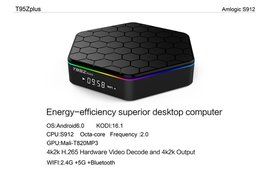 Kimdecent T95Z Plus Kodi TV Boxes S912 TV Octa core Android 6.0 2GB/16GB supports 4K UHD videos with HDR, Dual... N9
