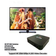DIGOU&reg; MXR 4K Quad Core Android 4.4 Tv Box with 1G / 8G Wifi Kodi 15.2 Fully Loaded Support H.265 Video Decoder... N3