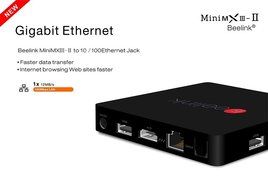 Beelink MINI MXIII II Android 6.0 TV Box 2GB+32GB Amlogic S905X Quad Core 4K WiFi Bluetooth Streaming Media Players N4