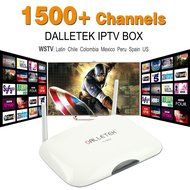 DALLETEK IPTV Android Box with Latin Chile Colombia Mexico Peru Spain US IPTV Channels, Streaming Media Player... N2