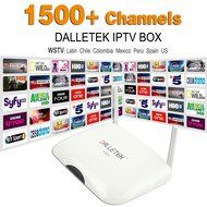DALLETEK IPTV Android Box with Latin Chile Colombia Mexico Peru Spain US IPTV Channels, Streaming Media Player... N3