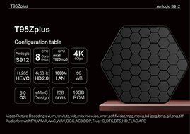 Epteam T95Z plus S912 Octa-core CPU Android 6.0 TV Box 2GB Ram+16GB Rom WIFI 2.4G/5.0G Bluetooth Pre-installed... N7