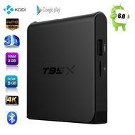Epteam Android 6.0 TV Box T95X S905 Quad core [2GB/8GB/4K] Kodi 16.1 Full Loaded H.265 64bit Streaming Media Player