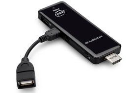 MoreFine M1 Dual Boot PC Dongle - Android 4.4 + Windows 10 OS, Intel Quad Core Atom Bay Z3735F, 2GB RAM, OTG,... N4