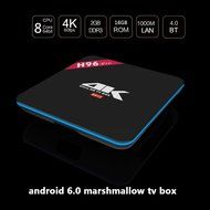 9Tong H96 PRO Amlogic S912 Octa core ARM Cortex-A53 2G/16G Android 6.0 TV Box WiFi bt4.0 2.4G/5.8G H.265 4K Player
