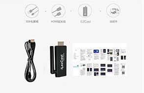 WI-FI All-Share Cast Hub, Wireless HDMI Display Adapter Dongle Support Miracast DLNA EZCAST AirPlay Compatible... N6