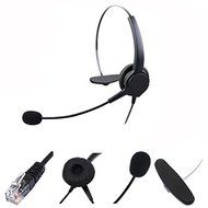 BephaMart RJ11 Telephone Headset Noise Cancelling Microphone Earphone Headphone For Desk Phones Shipped and Sold...