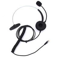 BephaMart RJ11 Telephone Headset Noise Cancelling Microphone Earphone Headphone For Desk Phones Shipped and Sold... N6
