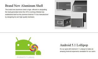 Luckymall Newest HIMEDIA H8 Octa Core Chips 64Bit Android TV Box, 2GB RAM 16GB ROM HiShare Built-in WiFi Home... N4
