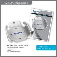 QualGear QG-AM-017 Mount for Apple TV/AirPort Express Base Station (For 2nd &amp; 3rd Generation Apple TVs) N7