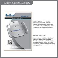 QualGear QG-AM-017 Mount for Apple TV/AirPort Express Base Station (For 2nd &amp; 3rd Generation Apple TVs) N9