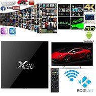 X96 Android 6.0 4K HD TV Box Powered by Amlogic S905 64Bit Quad Core 2.0GHz 1G/8G Kodi 16.1 Pre installed Streaming...