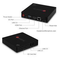[Free keyboard + Mouse] J-DEAL&reg; BT3 Windows 10 Mini PC Desktop 4K Intel Atom Processor 64Bit HD 2GB RAM + 60GB... N2