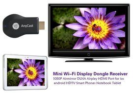 Anycast M2 Plus Wi-Fi Display Receiver - DLNA, Miracast, Airplay, WI-FI 802.11 b/g/n, For Android + iOS N8