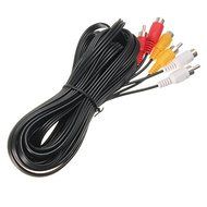 BephaMart 5m 3 RCA Male to Female Plug Splitter Audio Video AV Adapter Extension Cable DVD N5