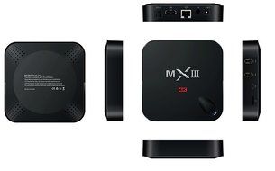 JUSHENG MXIII MX3 Quad Core Amlogic S812 Cortex A9 2GB/8GB Android 4.4 TV Box Wifi 4K 3D Movie Supported Streaming... N7