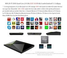 M9S Z8 TV Box S905 Quad Core 4K KODI Fully Loaded Free HD Sports Movies Streaming Player Bluetooth Enabled (2GB...