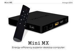 Mini MX Android TV Box, Amlogic S905 CPU Cortex-A53, Mali-450 GPU, UHD 4K2K, HEVC H.265, 1080P Streaming Media...