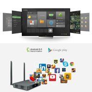 Zibo Android TV Box X9S Android 6.0 Quad Core 2G/16G Dual Band WIFI SATA 3.0 Bluetooth Streaming Media Player N8