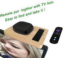 Little Artisan Wood TV Box Mounting Station system For ROKU 1 Roku 2 Roku 3 LT Streaming Media Player and Remote N4