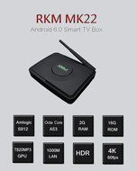 RKM MK22 Amlogic S912 2G/16G Android 6.0 Smart TV Box KODI 2.4G/5G Dual Band WIFI 1000M LAN Bluetooth N2
