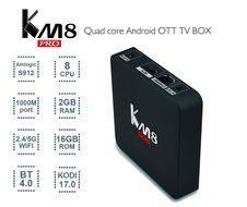 NPET KM8 PRO Amlogic S912 Android 6.0 KODI 17.0 OTT TV Box Octa Core Streaming Media Player 2G 16G