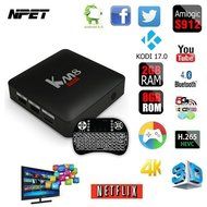 (Backlit Keyboard) NPET KM8 PRO Amlogic S912 Android 6.0 Octa Core TV Box 2GB 8GB Kodi 17.0 Streaming Media Player... N5