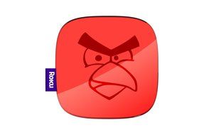 Roku 3100AB 1080p 2 XS Angry Birds Limited Edition Streaming Player - Red N3