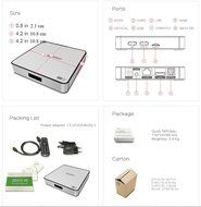 Zidoo X6 Pro 2G 16G RK3368 Android 5.1 Lollipop Smart TV Box Octa Core Dual Band Wifi KODI Streaming Media Player... N3