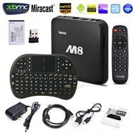 Aizbo M8 Android 4.4 Smart Tv Box Stream Media Player Quad Core CPU (Cortex-A9) Quad Core Mali-t450 GPU 4k*2k... N2