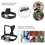 INL CM01 50-in-1 Action Camera Accessories Kits for Gopro 4/3/2/1 SJ4000 SJ5000 Accessory Bundles with Chest Harness... N3