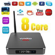 Pinwheel 2016 New YUNDOO Y1 TV Box Octa core Amlogic S912 Android 6.0 2GB RAM 16GB ROM 8 core Kodi Full Loaded...