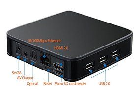Android Tv Box Amlogic S905 1G/8G Quad Core 1080P HD Bluteeth 4.0 Streaming Media Player with 3 Port USB N2