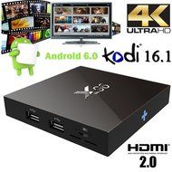 X96 Android 6.0 Marshmallow TV Box Kodi 16.1 Amlogic S905X Quad Core 1G/8G 4K 60FPS VP9 H.265 Streaming Media...