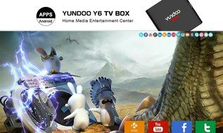 YUNDOO Y6 2G/32G TV Box Android 6.0 4K Smart OTT Box AML S905X Quad Core KODI 16.1 Fully Loaded Miracast Streaming... N16