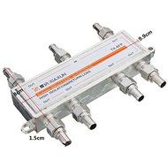 6 Way Digital Signal Splitter F Type Plugs For Coaxial Cable TV Aerial Antenna N3