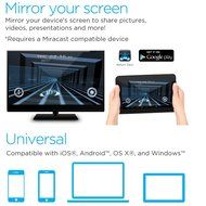 Ematic MDB114 MediaBeam Universal HDMI Streaming Media Player for iOS and Android N5