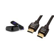 Roku 2 4210R Streaming Media Player with AmazonBasics High-Speed HDMI Cable, 6.5-Feet